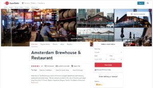 brewos 10 Restaurant Website Design Examples
