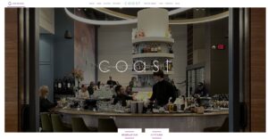 coast 10 Restaurant Website Design Examples